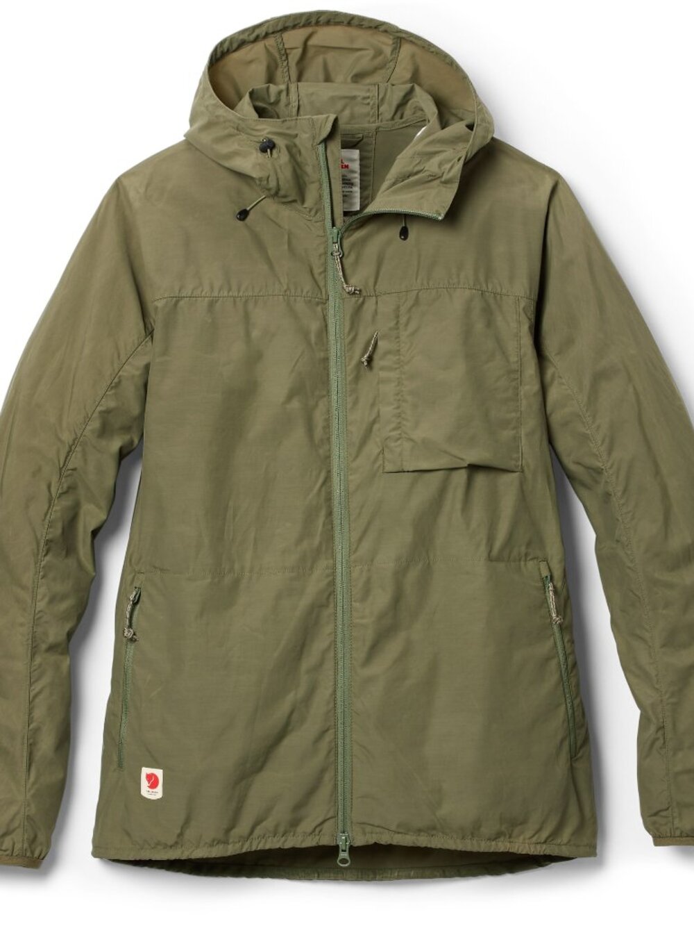 Women's Fjallraven High Coast Wind Rain Jacket Size Small Green